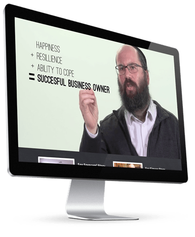 Screen showing "How to Define Your Core Purpose" by Aryeh Goldman